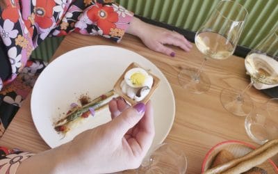 Tartelletta con ricotta e uova marinate